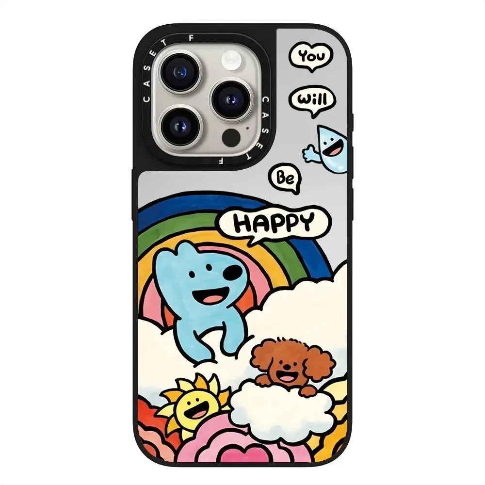 حافظة هاتف Eteecy Cute Dog ذات علامة تجارية مشتركة لهاتف iPhone 16/17 iPhone 15 Pro Max Trendy 14 Mirror #5