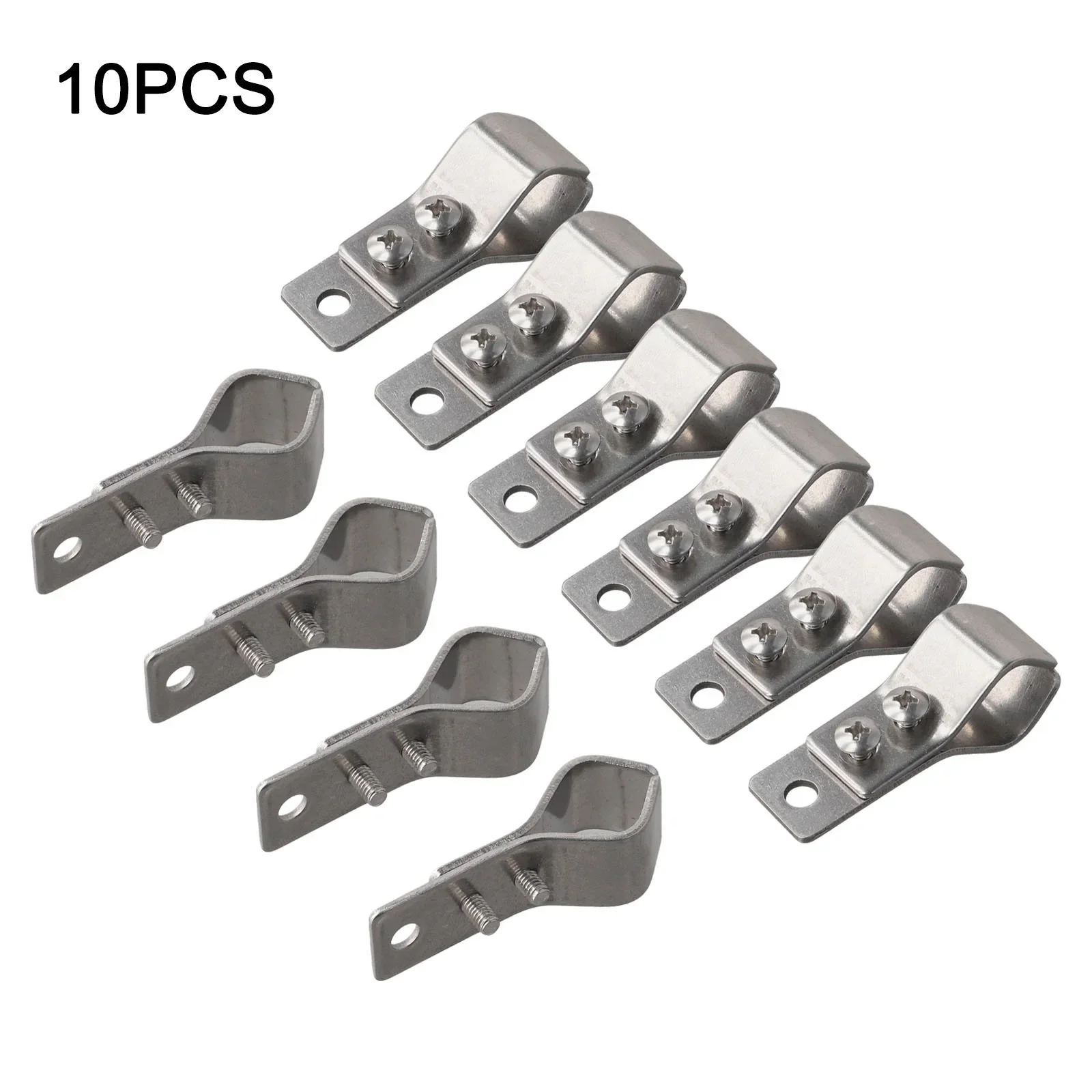 Canopy Sunshade Installation Clamps 55*42*2mm Stainless Steel Pipe Clamps Cost-effective Kit Long-lasting Durability