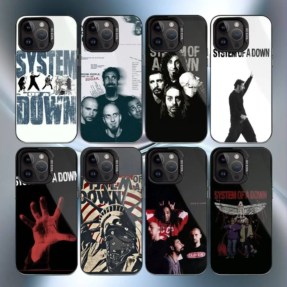

S-system of a down self titled album poster Phone Case For iPhone17,16,15,14,13,12,11 Plus,Pro Max for Matte Shockproof Cover