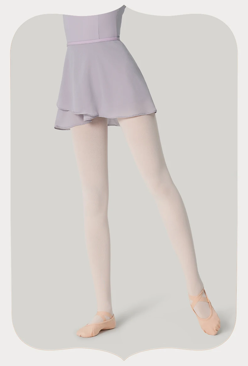 Tanzröcke für Frauen und Mädchen, Schnür-Wickelrock für Ballett, Ballerina-Tanzröcke, Weiche Polyester-Ballett-Kurzröcke für Erwachsene und Jugendliche – Detail 3
