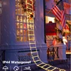 1.5/3M Christmas Decoration LED Santa Claus Climbing Ladder Light USB Plug 8 Flashing Modes Suitable Home Xmas Tree Wall Window 4