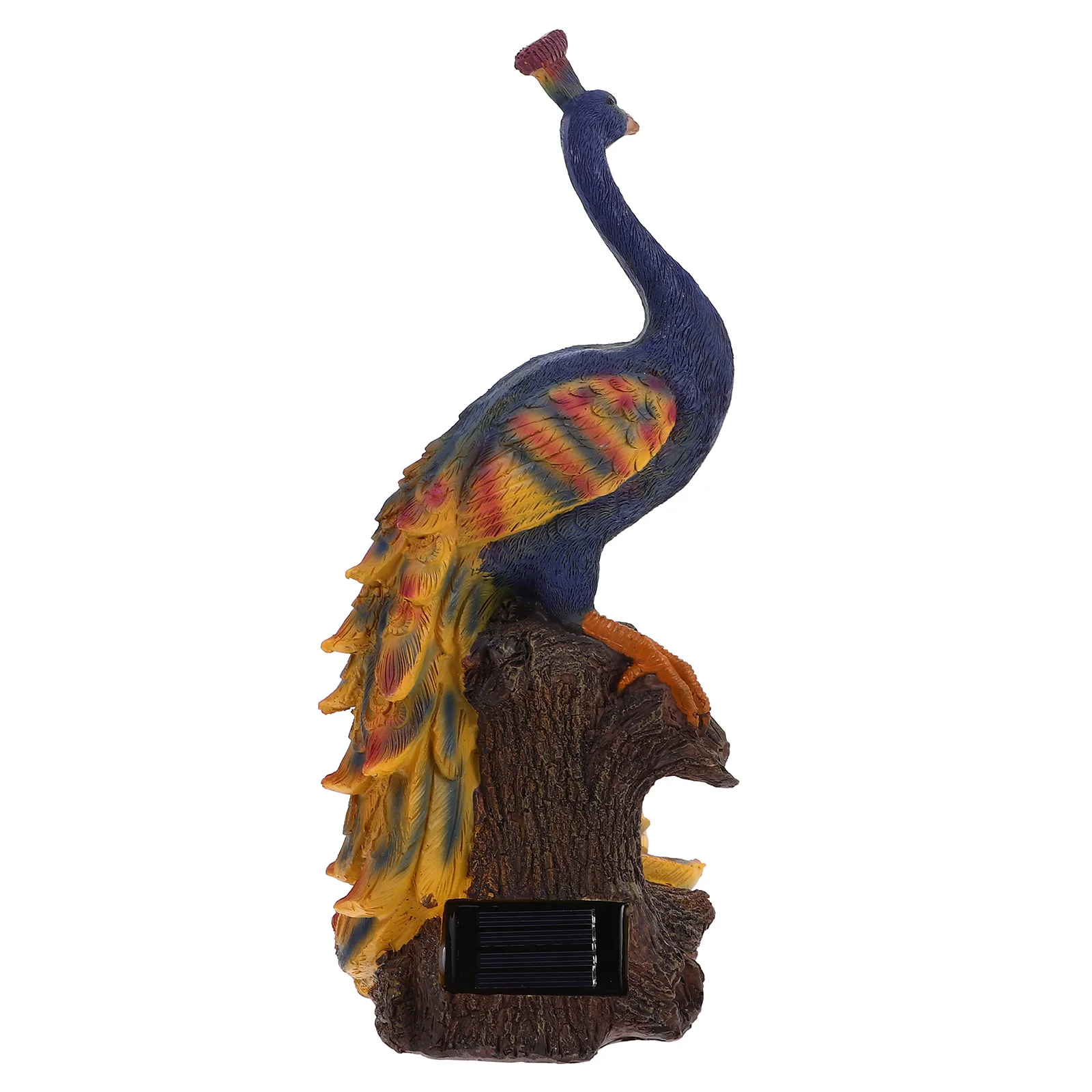 

Solar Peacock Garden Decor Lamp Outdoor Garden Decor Statue Resin Ornament Yard Lights Outdoor Decorative Yard Lights