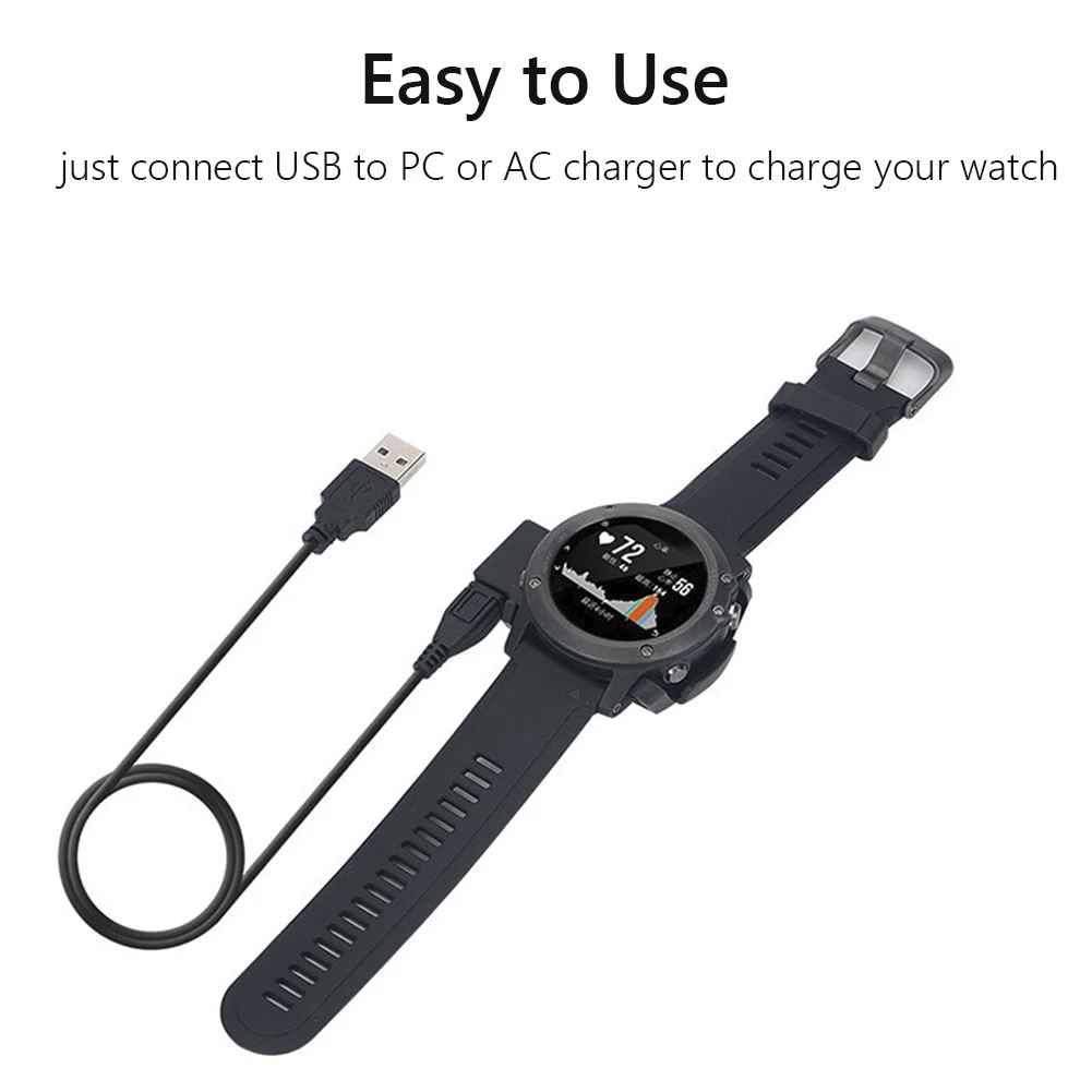 Sport Watch Clip Charger Sport Charger Power Supply for Garmin Fenix 3/Fenix 3 HR Power Supply Adapter Dock