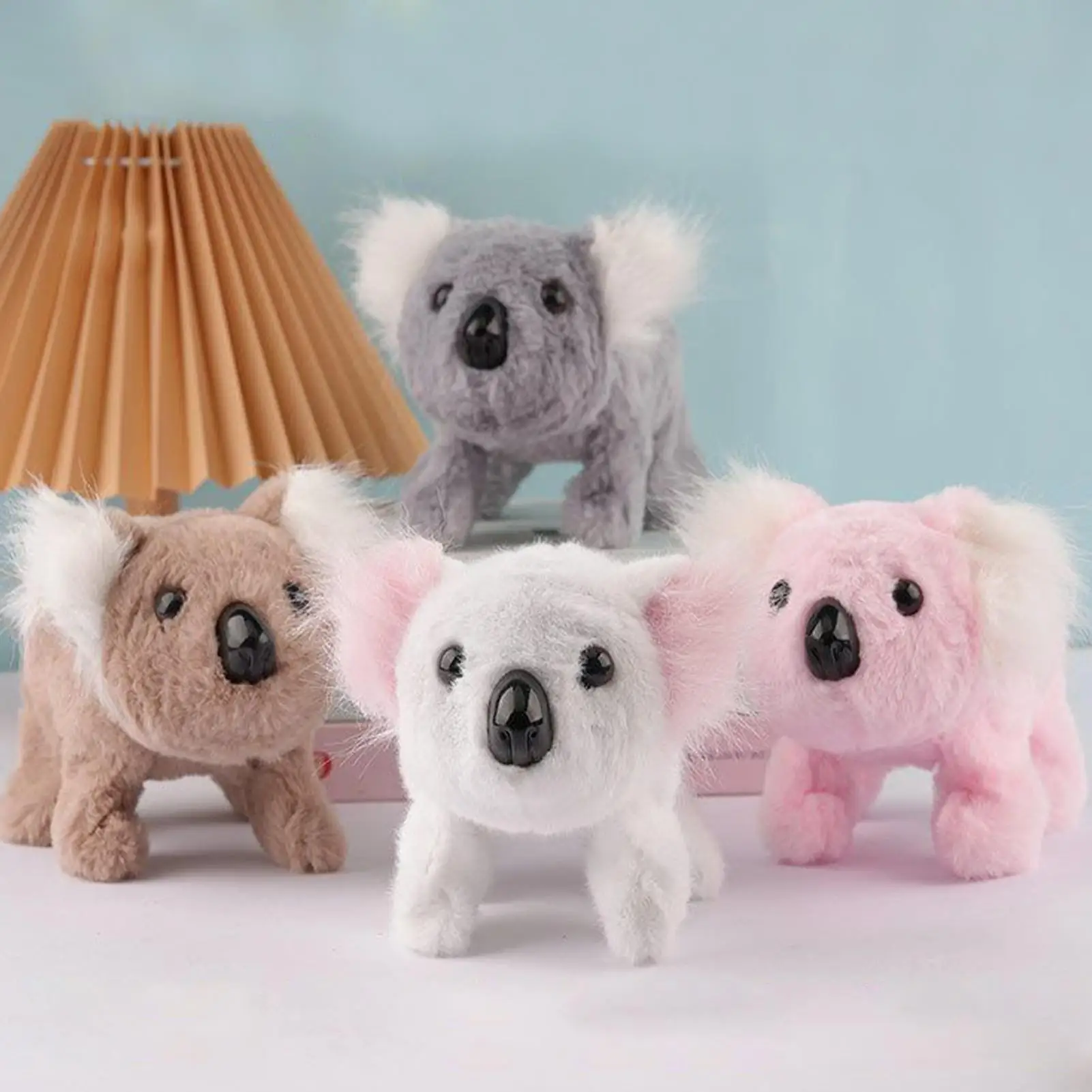 Electric Plush Koala Soothing Companion Walking Hopping Electric Plush Koala For Children Boys Preschoolers Teens Living Room