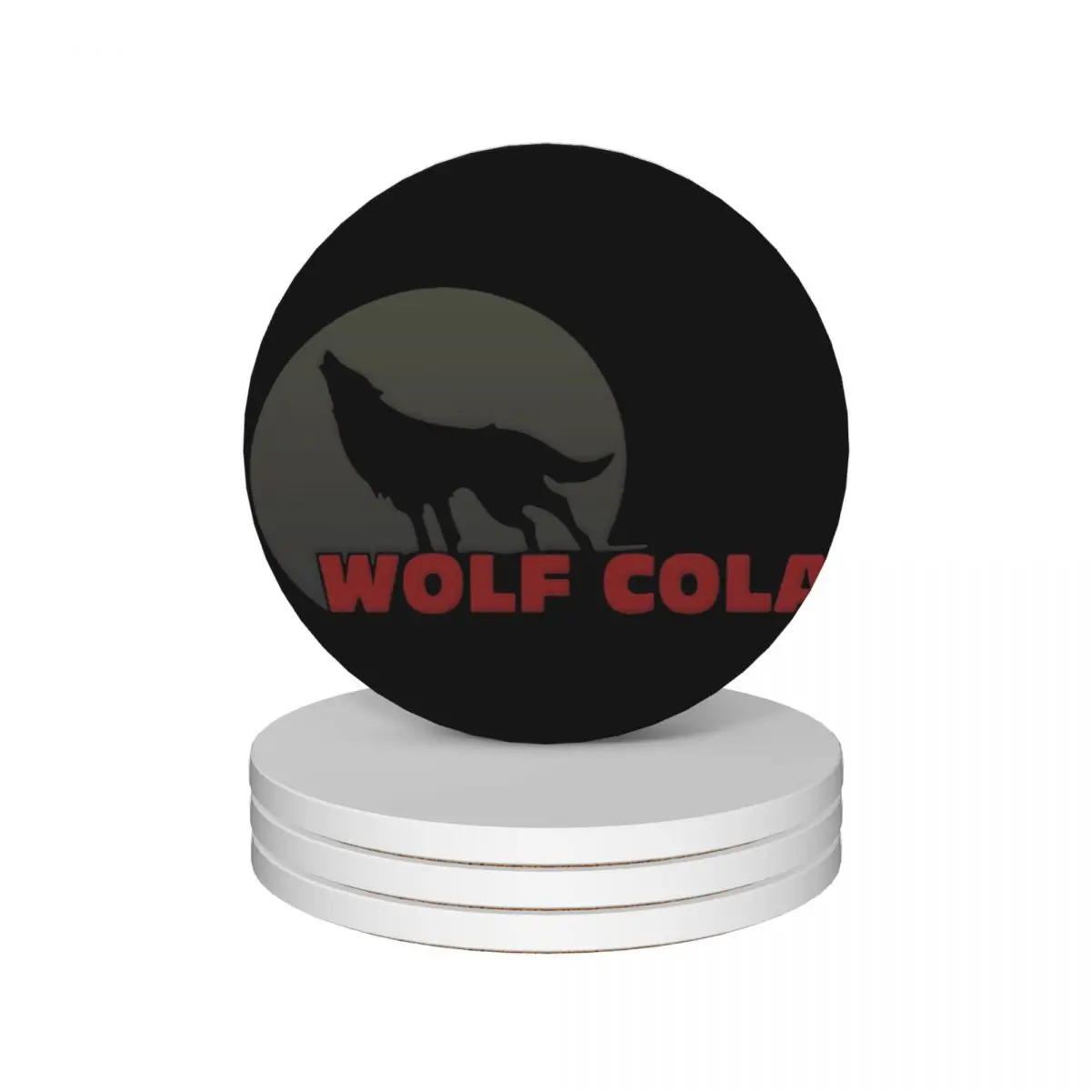 

Wolf Cola Dennis Always Sunny Ceramic Coasters (Set of 4) for cups set animal Coasters