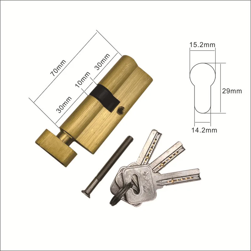 Various Small 70 All Copper Lock Cores, Zinc Coated Copper Lock Cores, Aluminum Coated Copper Lock Cores