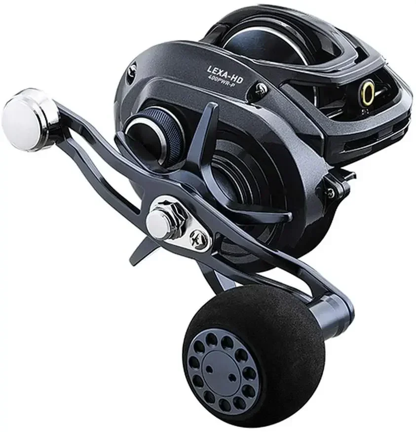 تخفيضات 2024 WINTER G بنسبة 50%، اشترِ 10 واحصل على 5 وحدات مجانية LX-HD400HS-P Lexa 400 Hd Baitcasting Reel، 6 Crbb + 1، 7.1 : 1