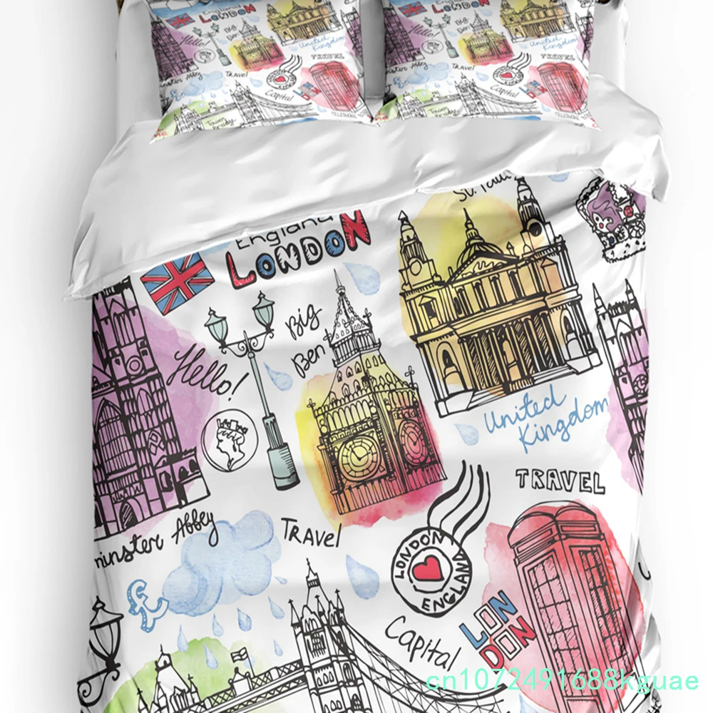 London Red Bus Building House – Home Textiles London Bewertung und Preis