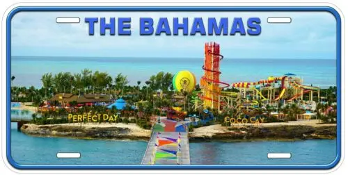 The Bahamas Berry Islands Novelty Car Tag License Plate Aluminum