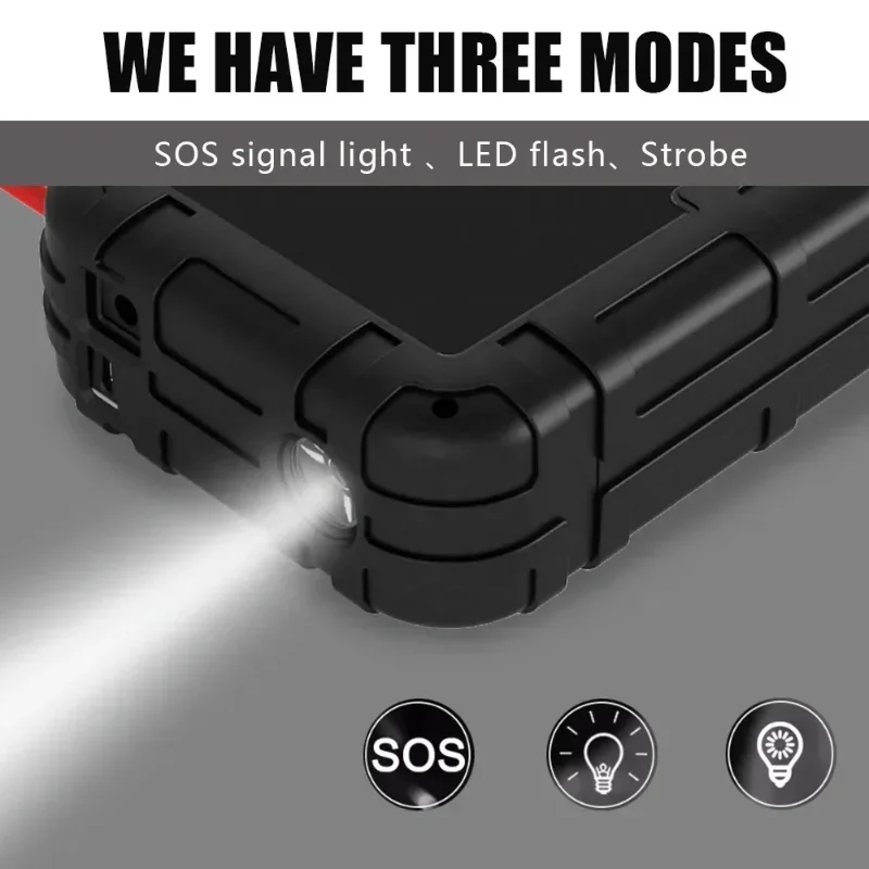 Hot Selling Super Capacitor Batteryless Car Jump Starter 6000mAh Battery Multi-function 12V Booster High Power