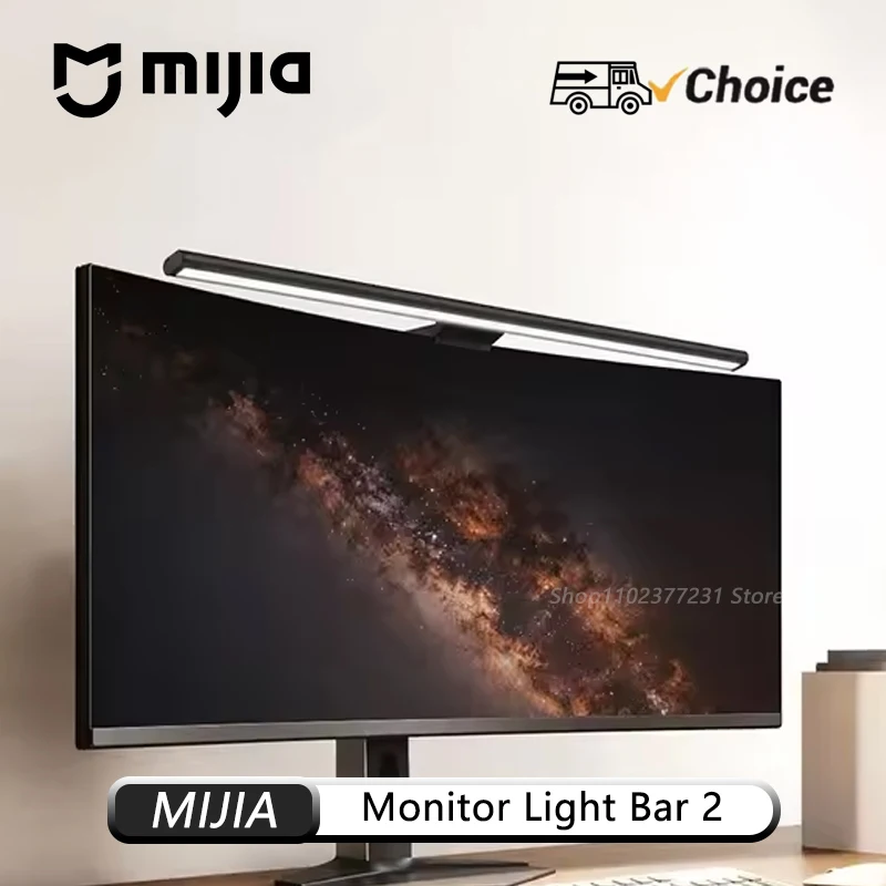 NEW MIJIA Monitor Light Bar 2 2700K-6500K Stepless Dimming Ra96 Full Spectrum LED Wireless Remote Anti Glare Computer Lamp CN