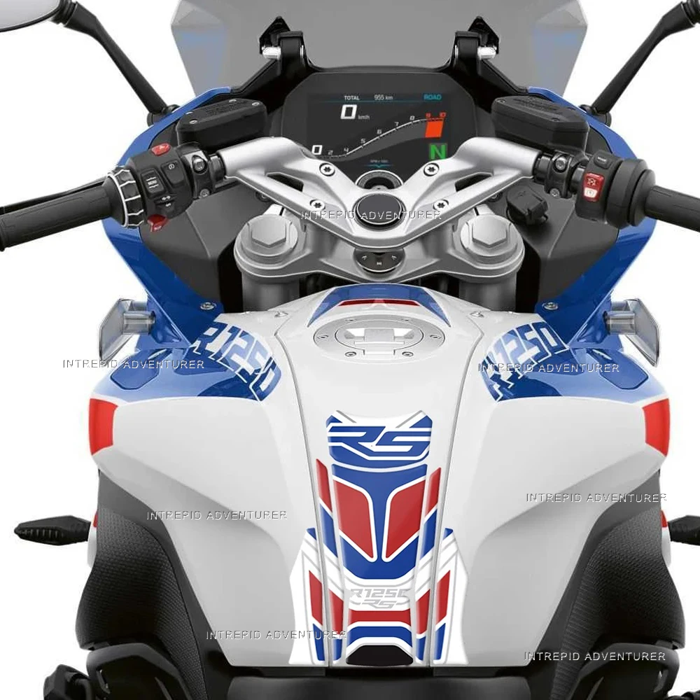 Motorcycle Accessories Fuel Tank Pad Protector decals Waterproof 3D Resin Stickers for BMW R1250RS R 1250 RS 2019-2024 2023 2022