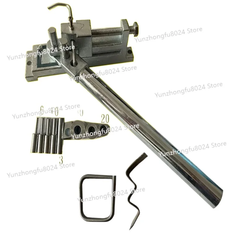 

Manual Bending Machine Tool DIY Pipe Bending Machine Suitable for All Kinds Bendable Metal Wire Flat Iron Materials
