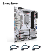 StoneStorm W680 M-ATX Motherboard LGA1700 12-Bay NAS Server, 4 U-DIMM DDR5, 3 M.2 NVMe, SATA3.0, 10G RJ45, PCI-E x16, 8K Display