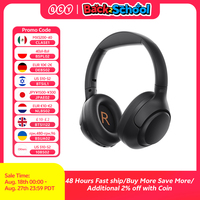 QCY H3 ANC Wireless Headphones Bluetooth 5.4 Hi-Res Audio Over Ear Headset 43dB Hybrid Active Noise Cancellation Earphones 60H