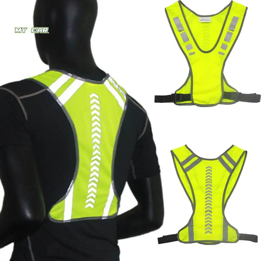 

Outdoor Cycling Safety Reflective Night Running Jogging Vest Bicycle Harness Protective Vest