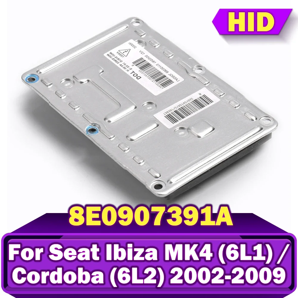 HID SG Ballast Tech, LAD5GL, 4 broches, 8E090739l'autorisation, 89035113 D1S, D1R, D2S, D2R, Seat Ibiza MK4, 6L1, Cordoba, 6inj, 2002-2008, 2009