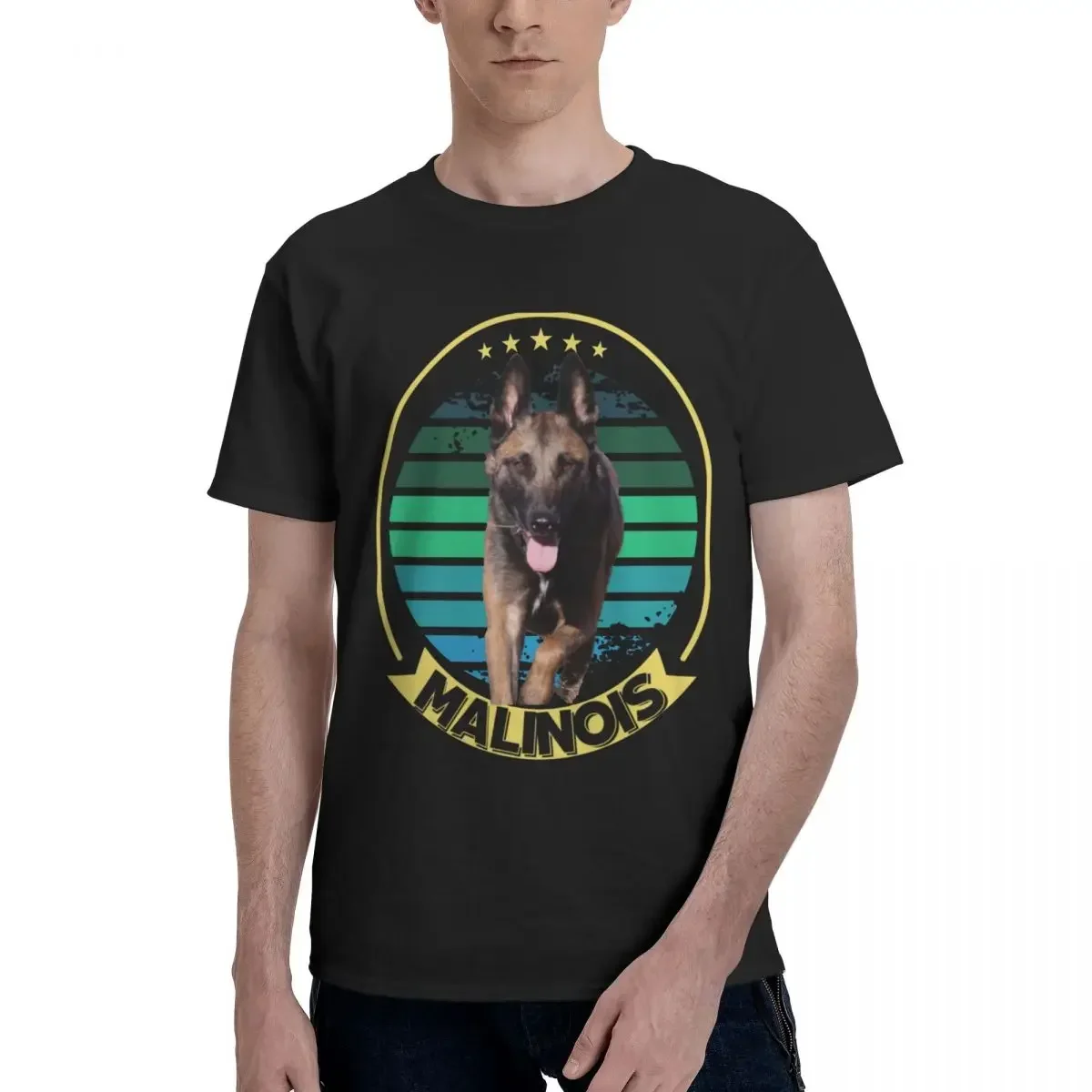 Vintage Belgian Shepherd Malinois Mechelaar T Shirts Graphic Y2K Pops Tees Men Women T Shirts Tops