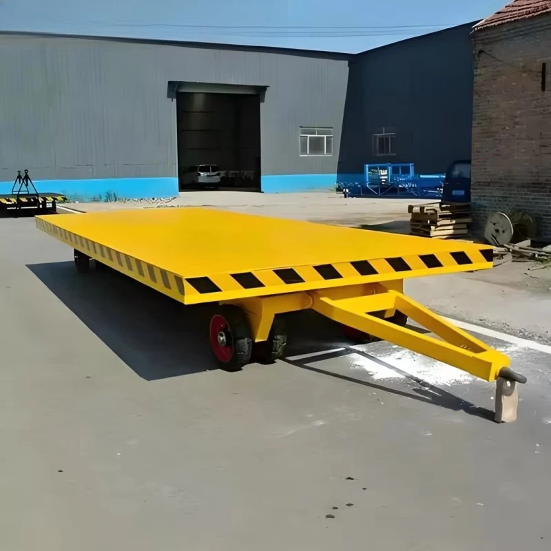 Small Flatbed Trailer Factory New Material Handling Cart for Cargo Transfer for Home Use Restaurants