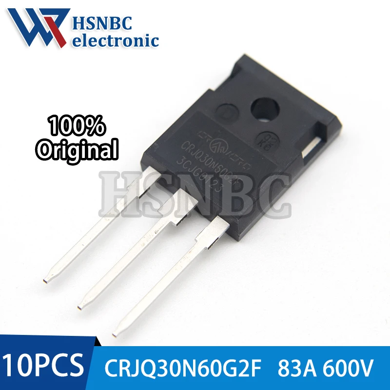 10PCS CRJQ30N60G2F 30N60 TO-247 83A 600V N-channel Power MOSFET Transistor 100% New Original