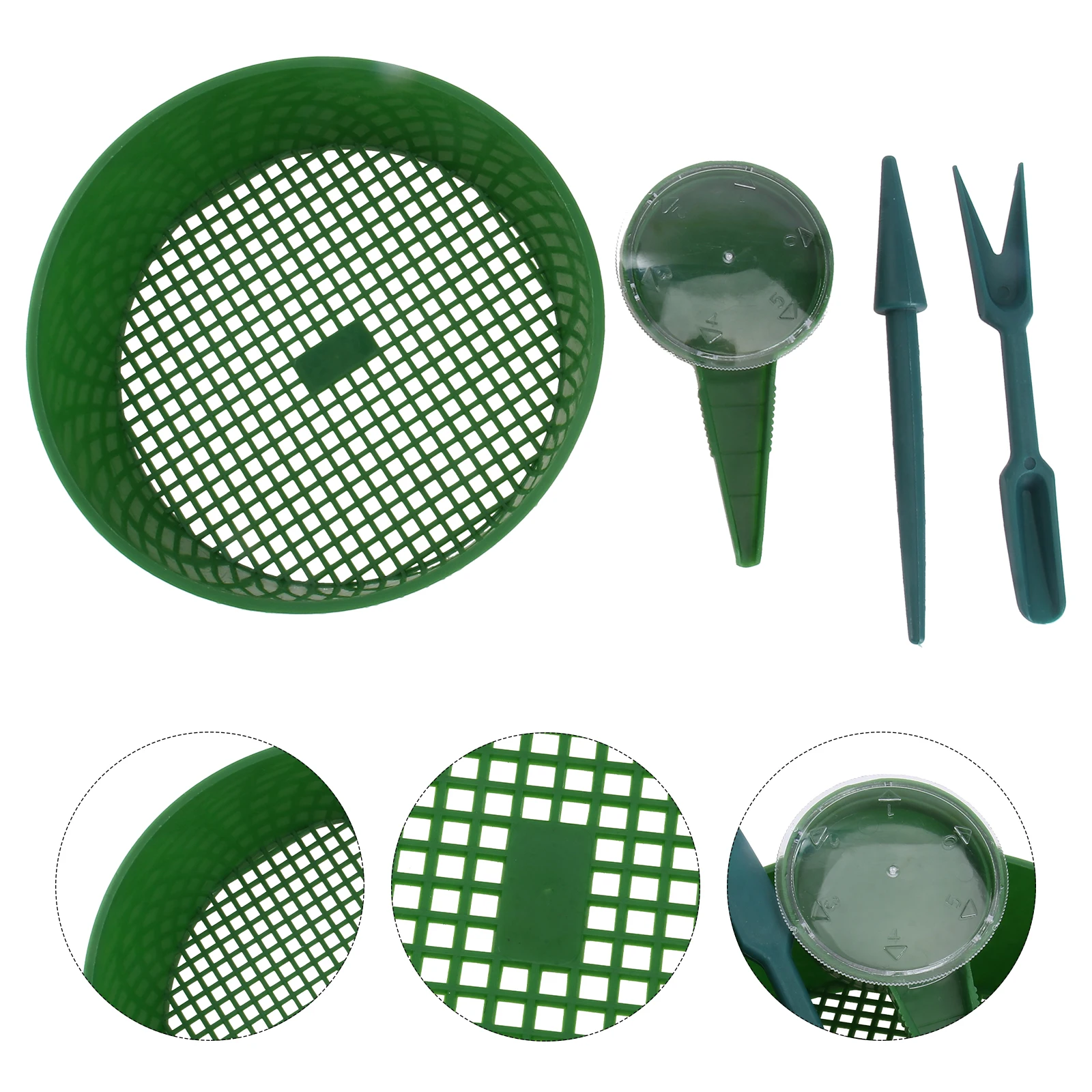 

Garderning Tool Set Seeder Transplanter Dibber Effortless H Transfer Plants Balcony Mini Garden Plastic Widger Seedlings
