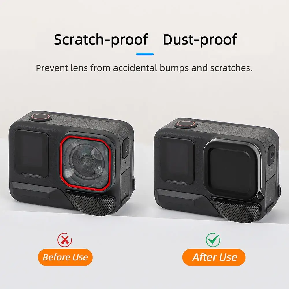 FOR Insta360 Ace Pro2 Lens Cover Soft Silicone Anti-scratch Dust-proof Camera Lens Protector FOR Insta360 Ace Pro2 Accessories