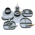 silver gray