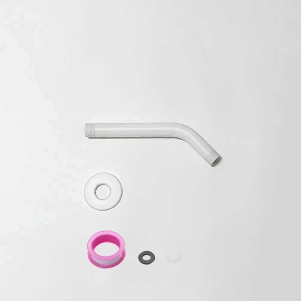 Wall Mounted Shower Head Extension Arm 6 Inch Stainless Steel Rain Shower Pipe Connector For Modern Bathroom Hardware