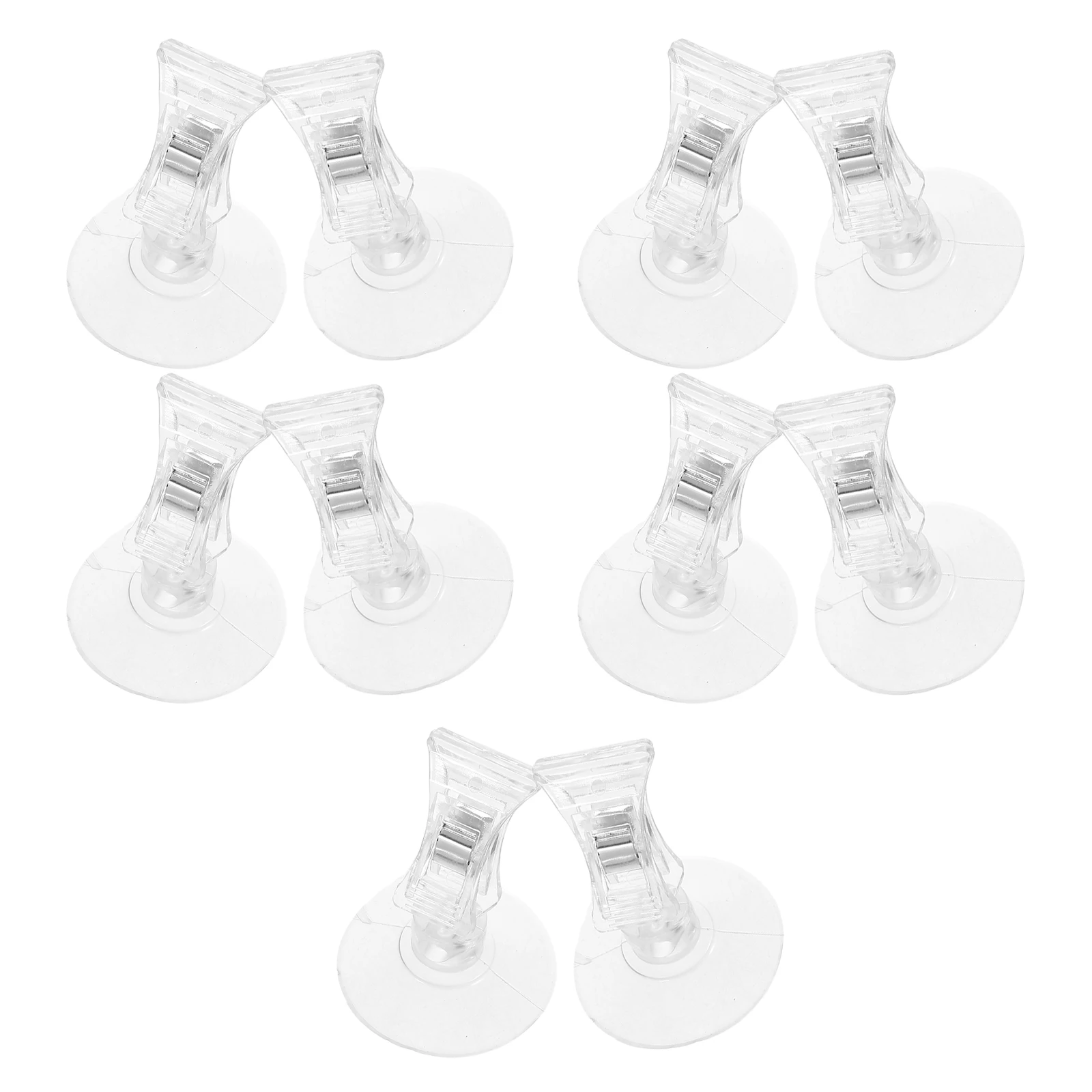 

10pcs Large Label Holder Display Clips Multi Purpose Suction Cup Clips for Retail Grid Rack Shelf Sign Price Tag Card Menu