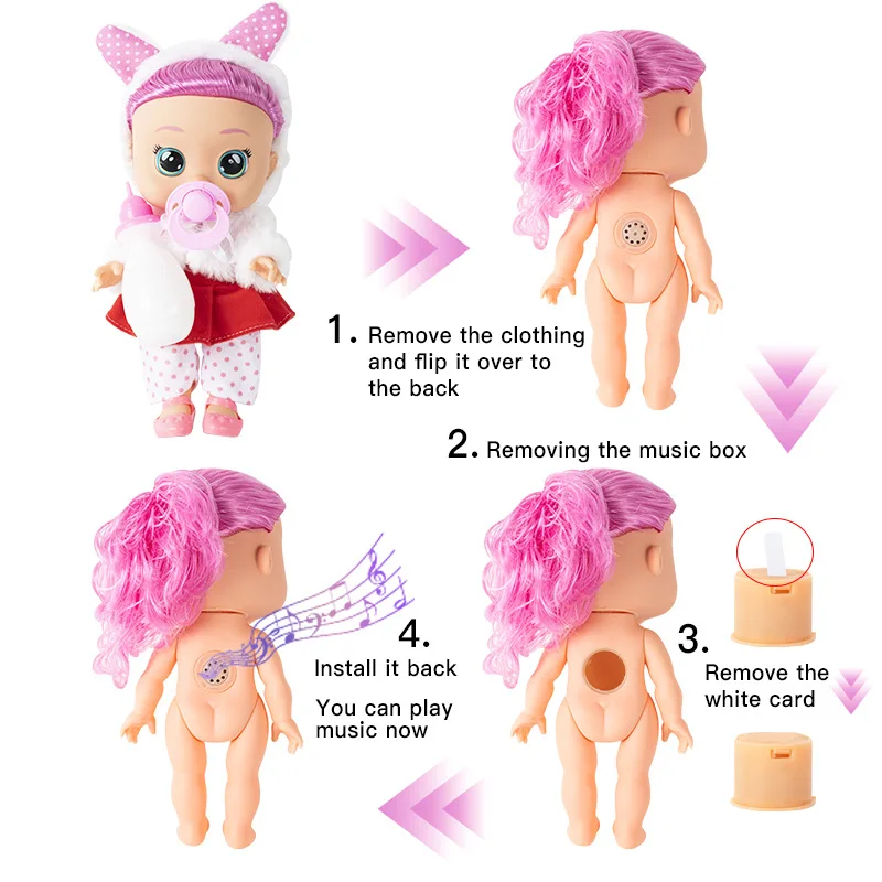 New 10 inch Multiple styles tears babys 3 generation the doll magic Doll surprise gifts for boys and girls