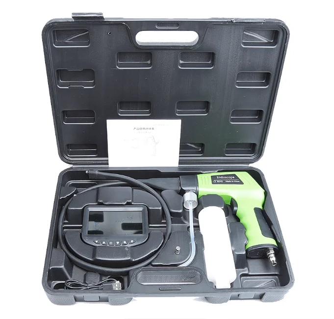 LCD visual car air conditioner cleaning gun endoscope evaporator spray gun tool set