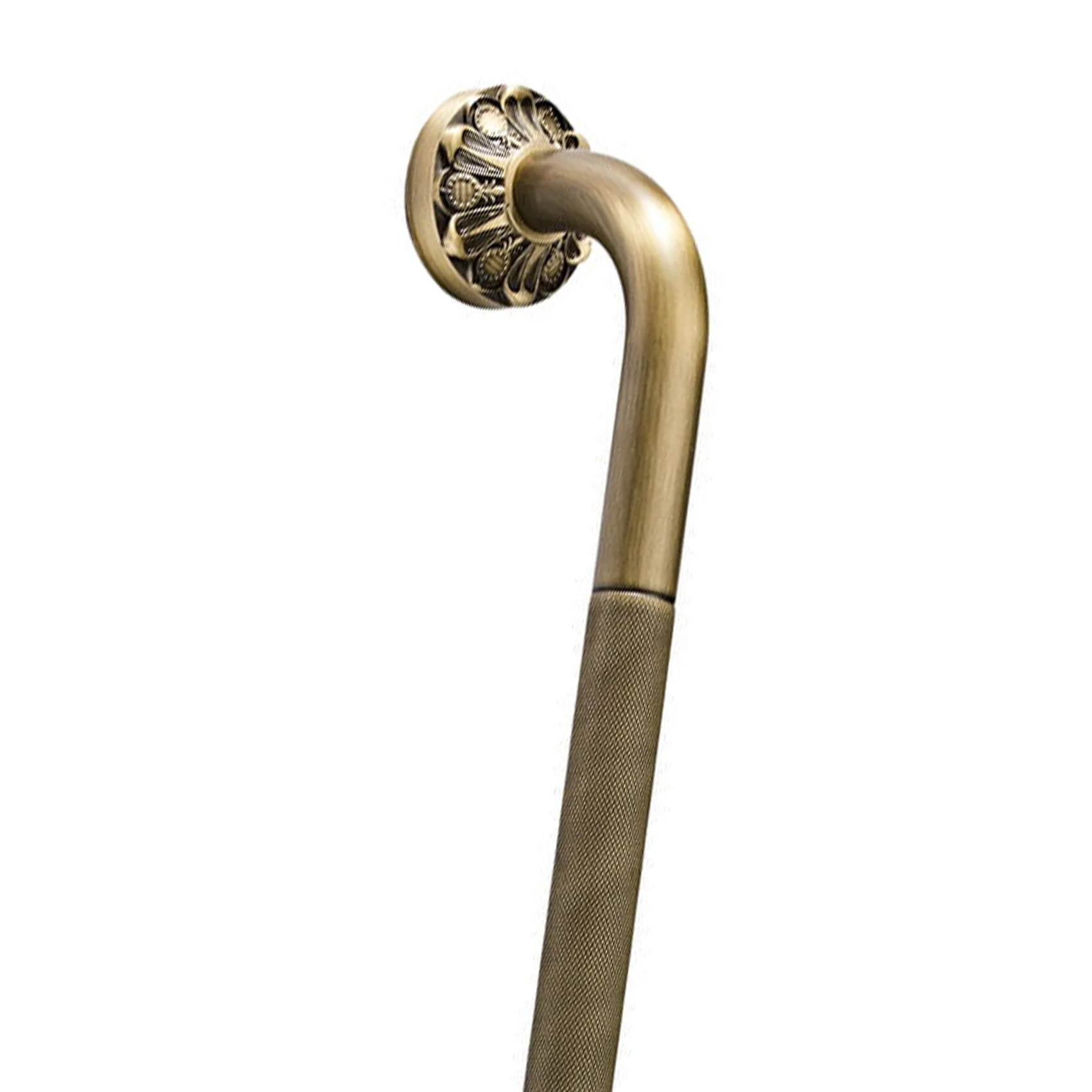 Imagem -06 - Antique Brass Grab Bar Wall Mount Toalheiros do Banheiro Vintage wc Corrimão Alça de Suporte de Segurança do Chuveiro Banheira