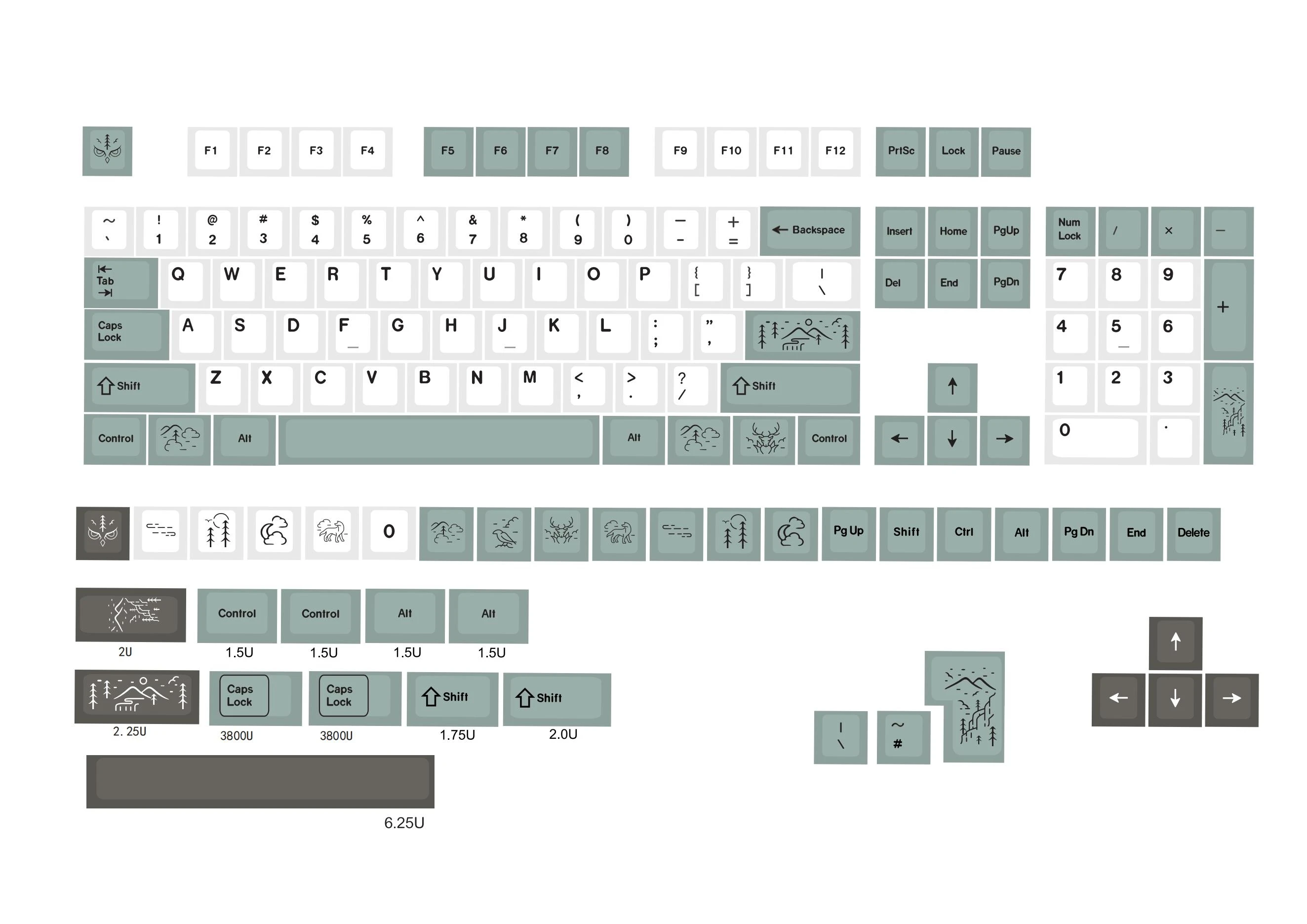 Imagem -06 - Gmky-inglês Coreano Japonês Keycaps Cherry Profile Keycap Tintura-sublimação Grosso Pbt Keycaps para mx Switch Teclado Mecânico