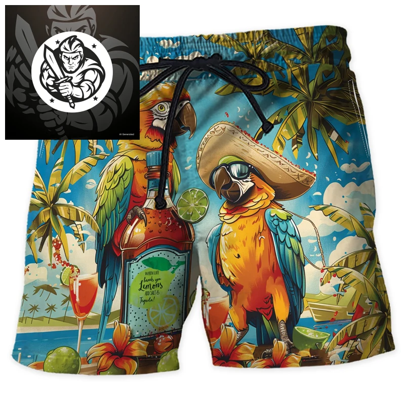Рисунок 5 - Короткие брюки для влюбленных попугаев для мужчин