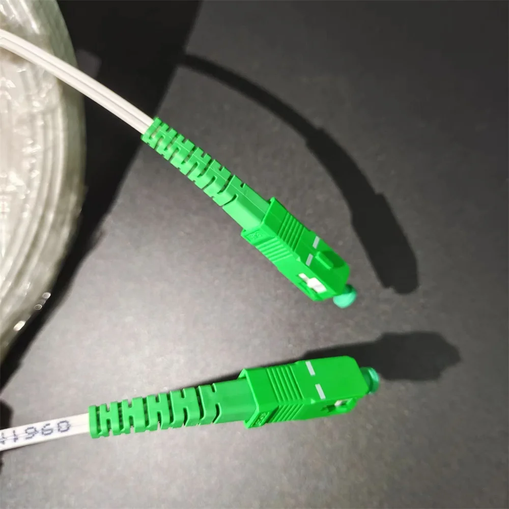 Kabel światłowodowy SC/APC do SC/APC kabel światłowodowy jednomodowy wewnętrzny przedłużacz Simplex konwerter Patch Cord 3M/20M/30M