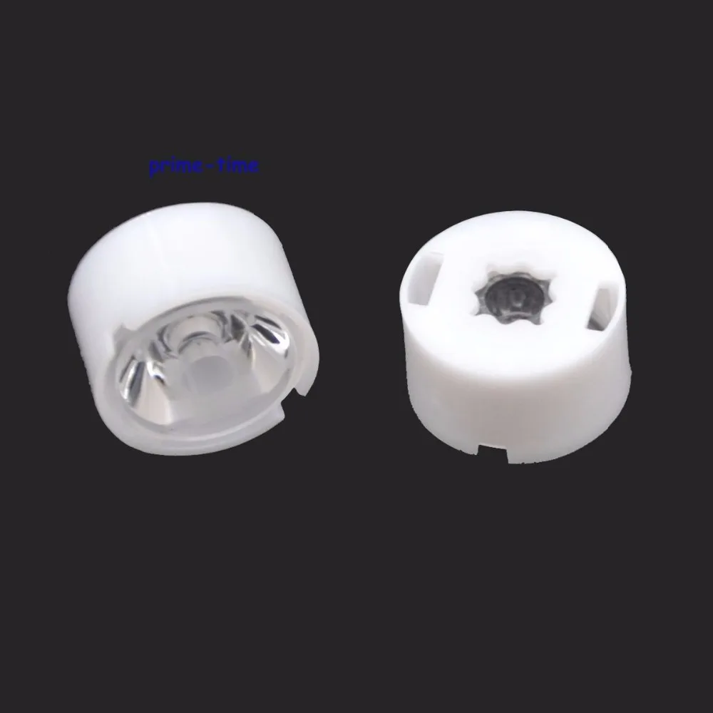 10x 13mm LED Lens 5 Degree or 90 Degree Clear or Bead Surface for CREE XPE XPE2 XPG XPG2 XTE Epiled 3535 LED Emitters