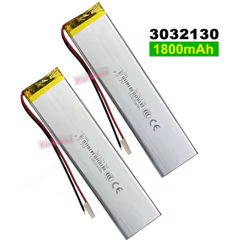 1-10PCS 3032130 4025130 3.7V 1800mAh Li-Polymer Battery For LED lights Keychron K3 / K7 Bluetooth keyboard Car camera recorder