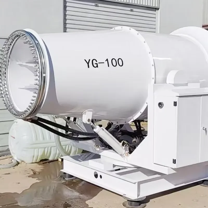 J Mobile Wheeled Design Convenient Site Transfer and Flexible Deployment Industrial Fog Cannon