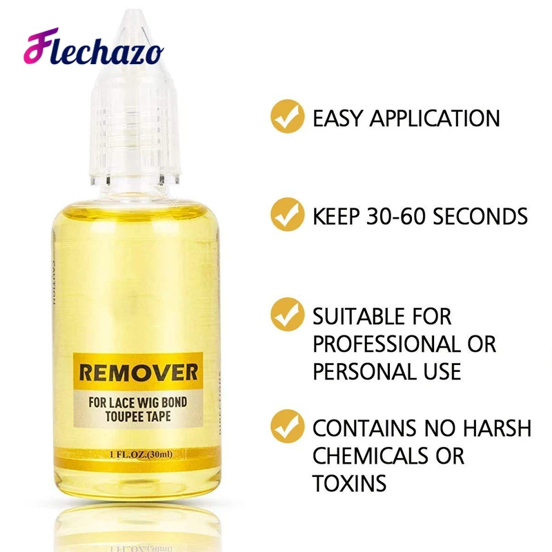 Must-Have Tape In Extension Remover 2Pc Fast-Acting Hair Extensions Remover Lace Wig Glue Remover Oil Hair Bond Adhesive Remover