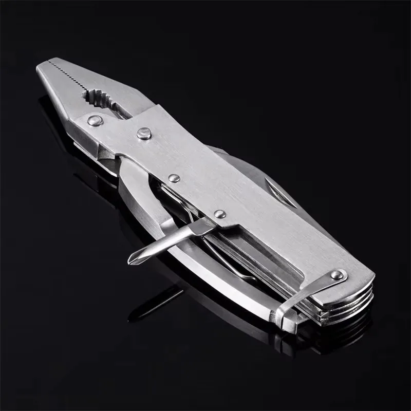 Wysokiej jakości wielofunkcyjne szczypce survivalowe ze stali nierdzewnej 420 do użytku na kempingu i na zewnątrz