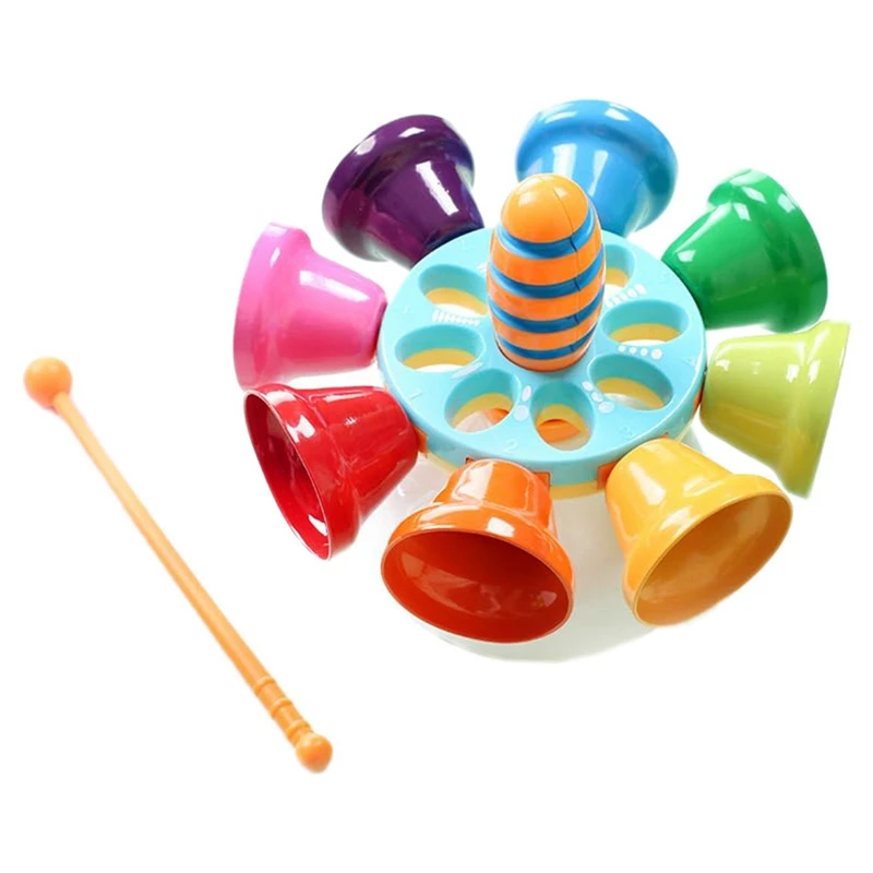 Children's Percussion Instrument,Rainbow Diatonic Bells For Kids,Kid Birthday Gift For 3-Year-Old And Over Durable Easy Install