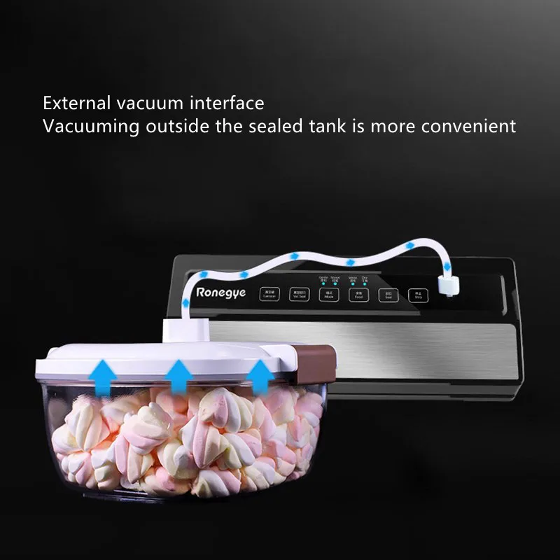 Automatic Vacuum Packaging Machine Household Seal Packing Machine Food Vacuum Sealing Small Fresh-keeping Plastic Sealing Device