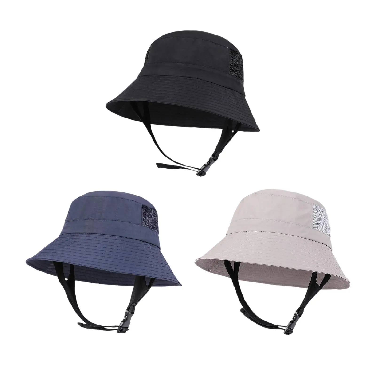 Sun Bucket Hat Outdoor Fashionable Quick Release Buckle Fishing Cap for Backpacking Hiking Mountaineering Surfing Commuting