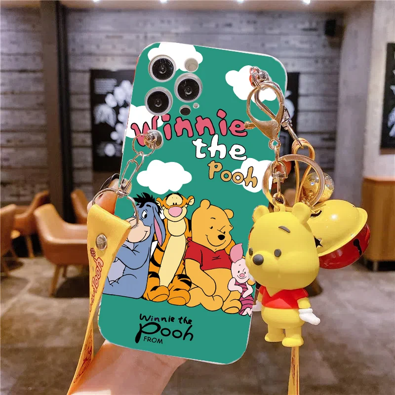 Winnie Bear Cartoon Tpu Case For Vivo Y22 Y20 Y35 Y02 Y20i Y11 Y02S Y95 Y12 Y16 Y17 Y15S Y31 Y33 Y51 V21 V21E Y01 S1 Y36 Cover