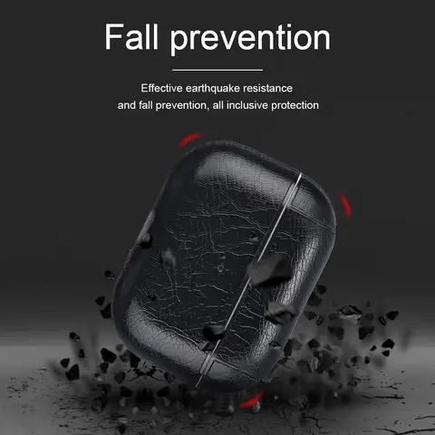 एयरपॉड्स प्रो 3 के लिए एरी असली लेदर प्रोटेक्शन केस, एयरपॉड्स 3 प्रो के लिए टिकाऊ ईयरफोन केस, शॉकप्रूफ प्रोटेक्टिव फुल कवर 10 best sales सुरक्षा एयरपॉड्स 3 - №7