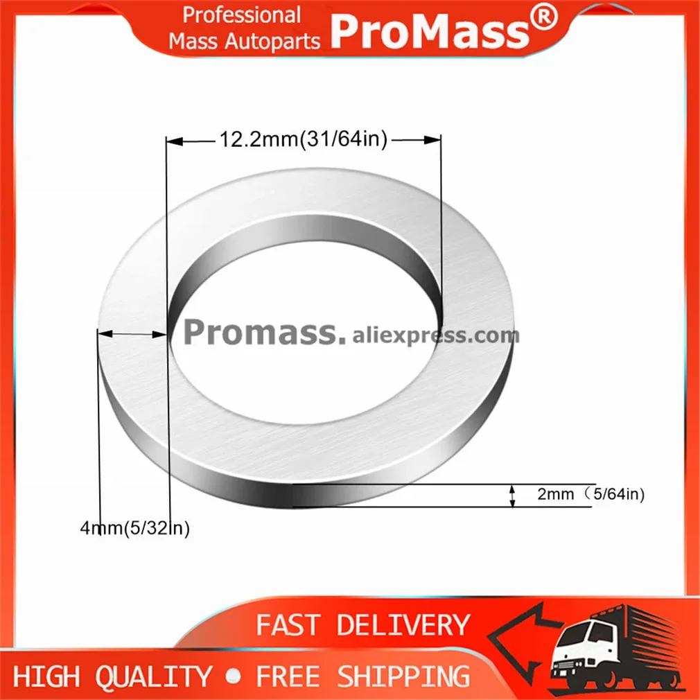 100PCS Replacement 94109-12000 9410912000 94109 12000 12MM Oil Crush Washer Drain Plug Gaskets For Acura MDX CL For Honda Accord