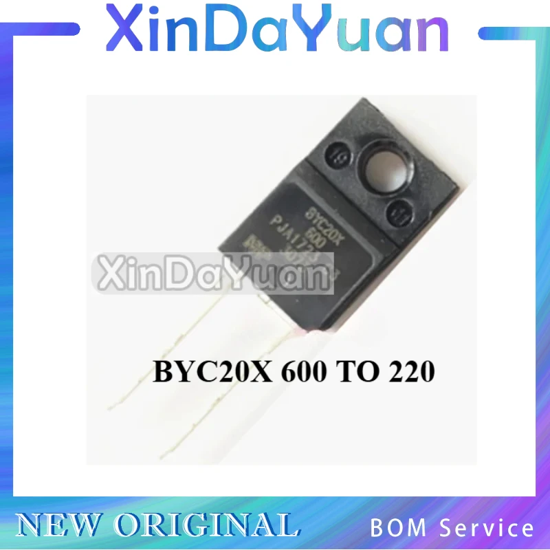 10 pcs BYC20X-600 BYC20X600 TO-220 Fast Recovery Diode