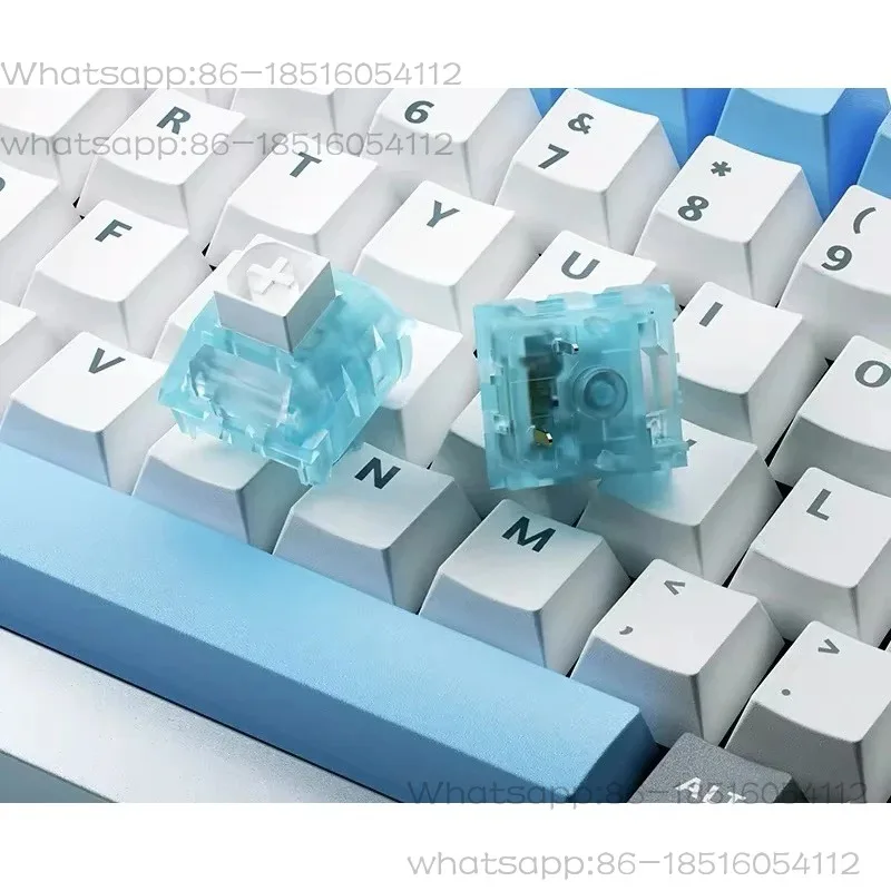 BOX Arctic Fox Switch RGB SMD Clicky Switches For Mechanical Keyboard MX Switch 5 pins Blue White Custom Hot Swap