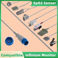 Spo2 Sensor Cable Compatible with Infinium Omni K , II, III, IIK, Express, Cleo MONITOR Pulse Oximeter PROBE  Blood Oxygen Cable