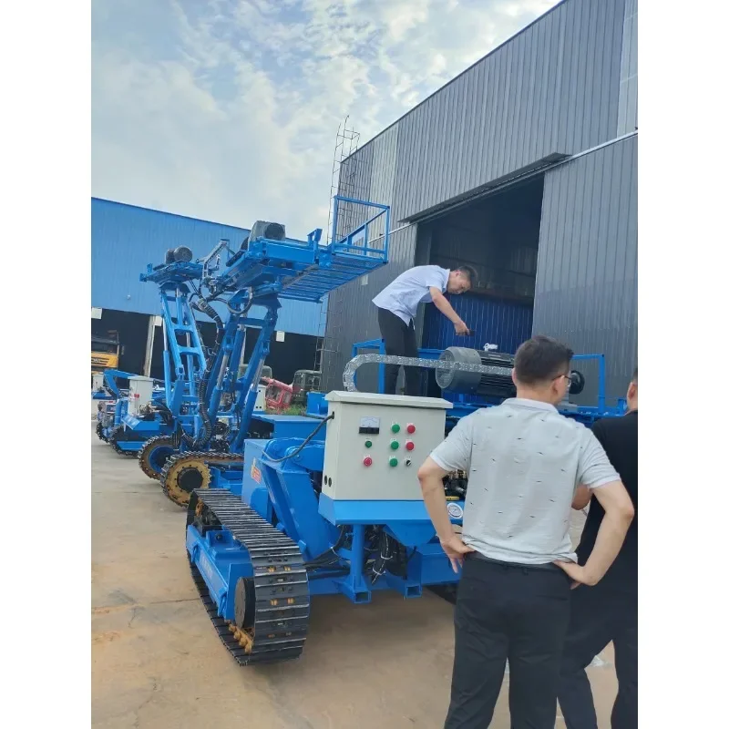 Diesel Crawler Water Well Drilling Rig Portable 300m Depth Water Well Drilling Rig Slope Anchor Drilling Rig